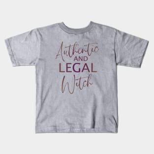 Authentic and Legal Witch Kids T-Shirt